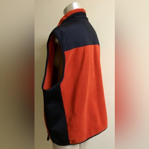 American Eagle Outfitters AE Performance XL Vest Fleece Full Zip Rust Orange - Picture 2 of 8
